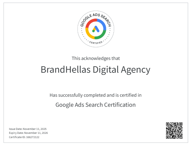 Brandhellas - Google partner